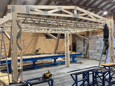 Jumta konstrukciju ražošana, piegāde un uzstādīšana