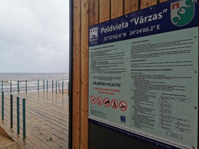 Pludmales labiekārtošana