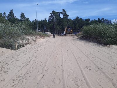 Seguma sagatavošanas darbi nobrauktuves būvniecībai