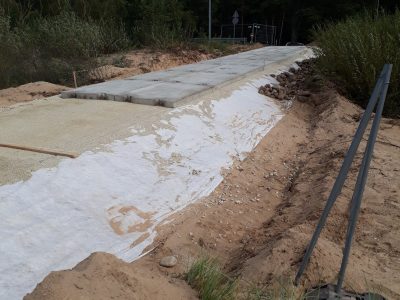 Nobrauktuves seguma uzstādīšanas pakalpojumi