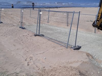 Nobrauktuves seguma uzstādīšanas pakalpojumi