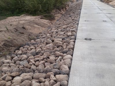 Nobrauktuves seguma uzstādīšanas pakalpojumi