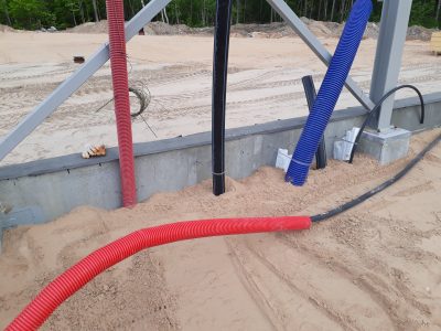 Komunikāciju izveide būvniecības procesa laikā