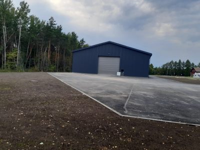 Pabeigta angāra būvniecība