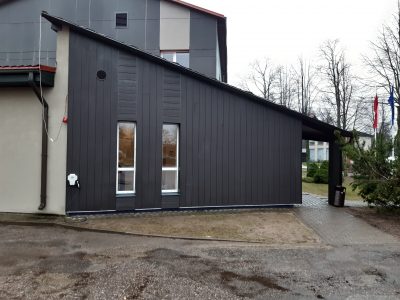 Ēkas fasāde pēc individuāla dizaina