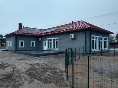 Pabiegta multicentra ēkas būvniecība Skultē