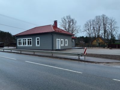 Pabiegta multicentra ēkas būvniecība Skultē