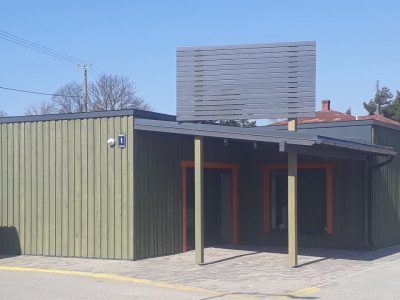 Pabeigta ēkas būvniecība Skultē
